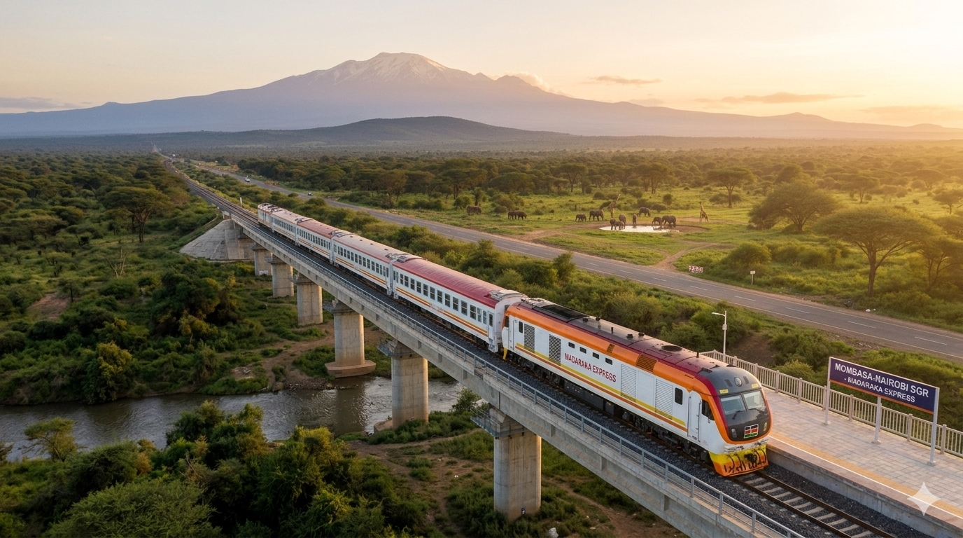 SGR Train on Transit